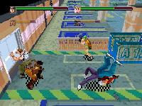 une photo d'Ã©cran de Die Hard Arcade sur Sega Saturn